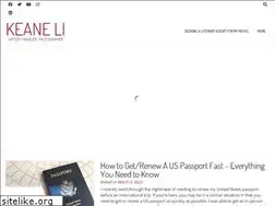 Sites similar to keane.li