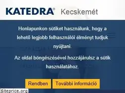Sites similar to kecskemet.katedra.hu