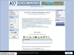 Sites similar to kedvencoldalaim.hu