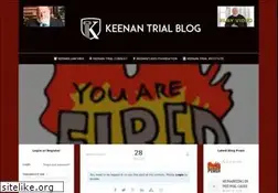 Sites similar to keenantrialblog.com