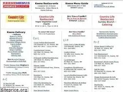 Sites similar to keenemenus.com