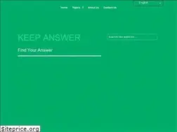 Sites similar to keepanswer.com