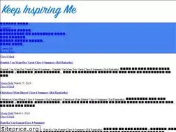 Sites similar to keepinspiringme.in