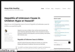 Sites similar to keepkidshealthy.com