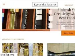 Sites similar to keepsakefabrics.com