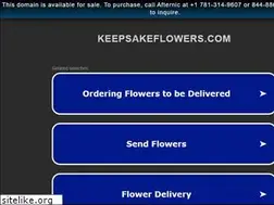Sites similar to keepsakeflowers.com