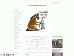 Sites similar to keepsakeribbonquilts.com