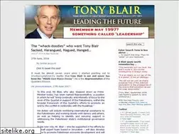 Sites similar to keeptonyblairforpm.wordpress.com