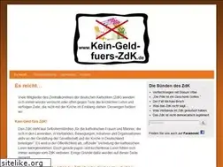 Sites similar to kein-geld-fuers-zdk.de