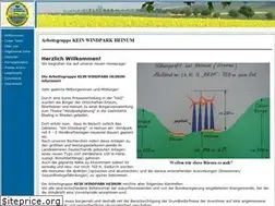 Sites similar to kein-windpark-heinum.info