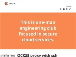 Sites similar to keksi.io