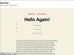 Sites similar to kekstester.de