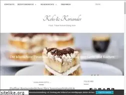 Sites similar to keksundkoriander.de
