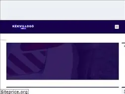 Sites similar to kekvillogo.hu
