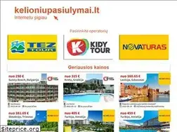 Sites similar to kelioniupasiulymai.lt