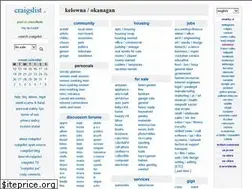Sites similar to kelowna.craigslist.ca