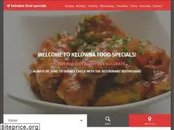 Sites similar to kelownafoodspecials.com