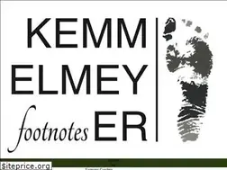Sites similar to kemmelmeyer-footnotes.de