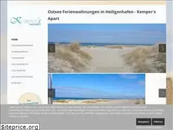 Sites similar to kempers-apart.de