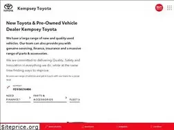 Sites similar to kempseytoyota.com.au