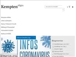 Sites similar to kempten.de