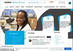 Sites similar to kemri-wellcome.org