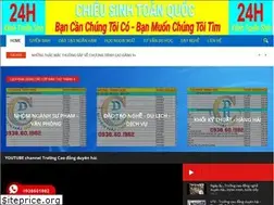 Sites similar to kenhtuyensinh24h.com