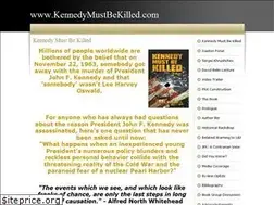 Sites similar to kennedymustbekilled.com