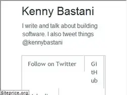 Sites similar to kennybastani.com