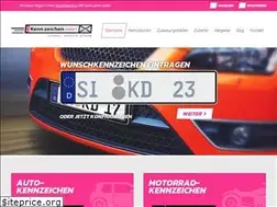 Sites similar to kennzeichen-direkt.de