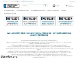 Sites similar to kennzeichen-fabrik.de