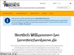 Sites similar to kennzeichenbiene.de