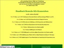 Sites similar to kennzeichengeschichte.de