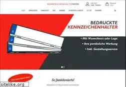 Sites similar to kennzeichenhalter4you.de