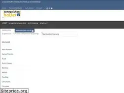 Sites similar to kennzeichenhalterauto.de