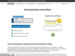 Sites similar to kennzeichenking.de