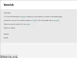 Sites similar to kenrick95.org