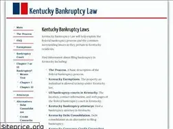 Sites similar to kentuckybankruptcy.info