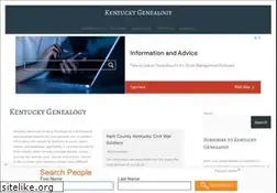 Sites similar to kentuckygenealogy.org