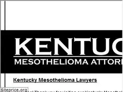 Sites similar to kentuckymesotheliomaattorneys.com