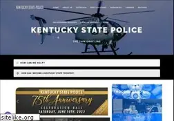 Sites similar to kentuckystatepolice.org