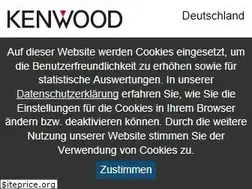 Sites similar to kenwood.de