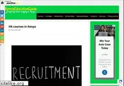 Sites similar to kenyaeducationguide.com