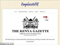 Sites similar to kenyagazettepdf.com