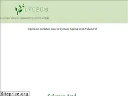 Sites similar to kenyonlyceum.wordpress.com