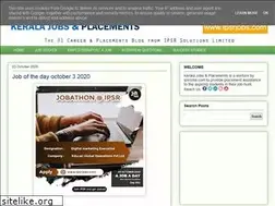 Sites similar to keralaplacements.blogspot.com