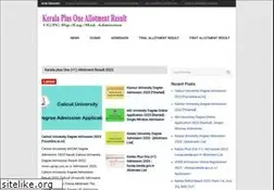 Sites similar to keralaplusoneallotmentresult-gov.in