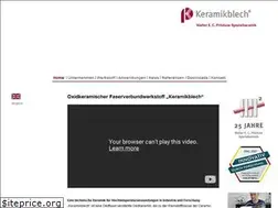 Sites similar to keramikblech.com