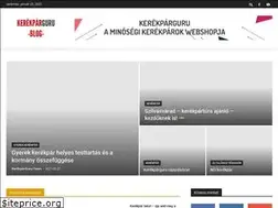 Sites similar to kerekpargurublog.hu