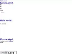 Sites similar to keremakyol.com